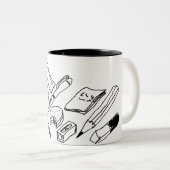 Lehrmaterial... Zweifarbige Tasse (VorderseiteRechts)
