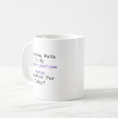 Lehrmathe-Held | Unmögliche Gleichung Kaffeetasse (Vorderseite Links)