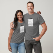 Lehrmathematik Algebra LOGS und logarithmische Req T-Shirt (Unisex)