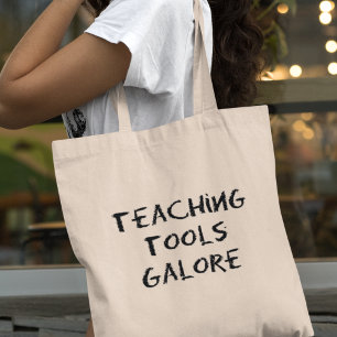 Lehrmittel Überfluss Lustiges Geschenk für Lehrer Tragetasche
