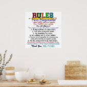Lehrposter für die Schule - Neue Version Poster (Küche)