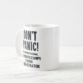 Lehrstellen Hauptadministrator Kaffeetasse (Vorderseite Links)