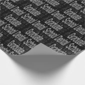 Lehrstuhl für Zahnmedizin Geschenkpapier (Ecke)