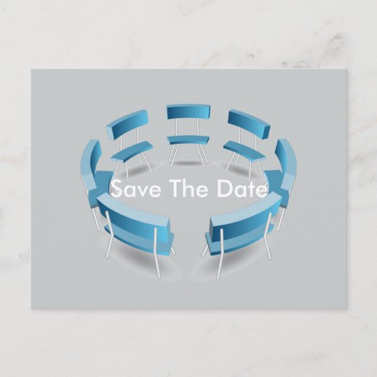 Lehrstühle in einer Postkarte für die Kreislaufbil (Vorderseite)