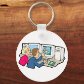 Lehrveranstaltungen in der Computerklasse Schlüsselanhänger (Vorderseite)