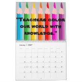 Lehrzeitplan Kalender (Jan 2027)