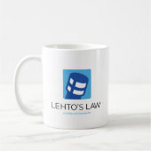 Lehto's Law Logo Kaffeetasse (Links)