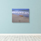Lei am Strand Leinwanddruck (Insitu (Holzboden))