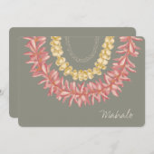Lei Day by Wander with Aloha Dankeskarte (Vorne/Hinten)