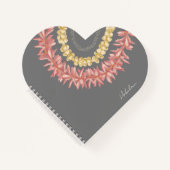 Lei Day - Dove, Personalisiertes Herz Notizblock (Vorderseite)