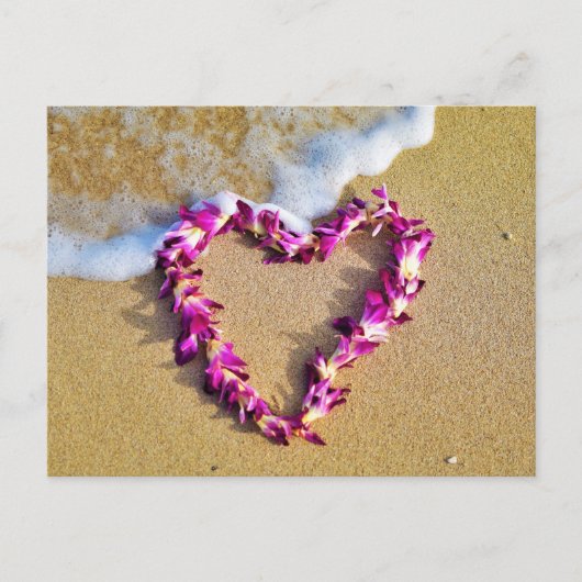 Lei Heart Postkarte (Vorderseite)