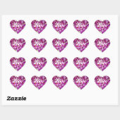 Lei Heart Sticker (Blatt)