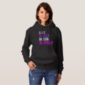 Leia Eat Sleep Be Repeat Leia Hoodie (Vorne ganz)