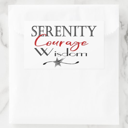 Leibeigenschaft und Weisheit Rechteckiger Aufkleber (Tasche)