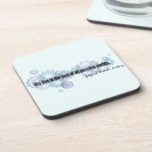 Leibniz Getränkeuntersetzer (Linke Seite)