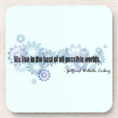 Leibniz Getränkeuntersetzer (Vorderseite)