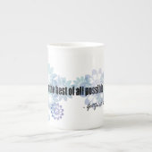 Leibniz Porzellantasse (Vorderseite)