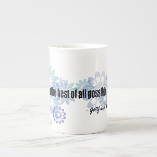 Leibniz Porzellantasse (Vorderseite)