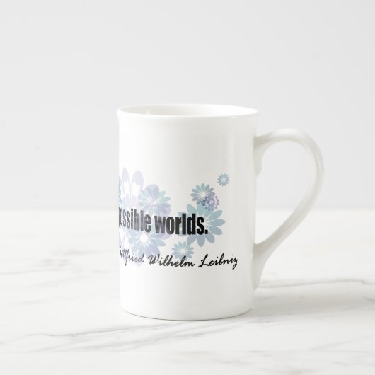 Leibniz Porzellantasse (Rechts)