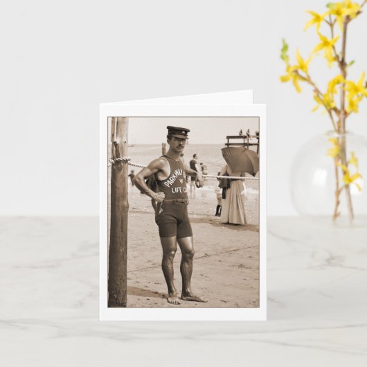 Leibwächter-Brighton-Strand 1905 Karte (Gelbe Blume)