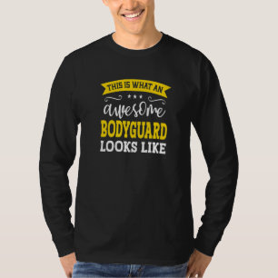 Leibwächter Jobtitel Mitarbeiter Lustiger Arbeiter T-Shirt
