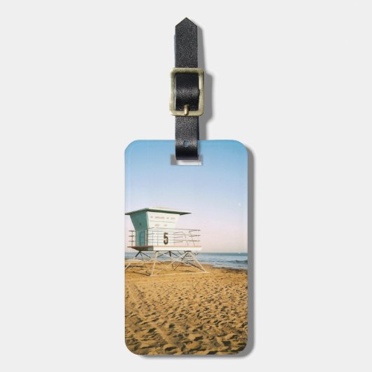 Leibwächter-Turm in Santa Cruz Gepäckanhänger (Vorderseite vertikal)