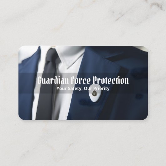 Leibwächter Visitenkarte (Vorderseite)