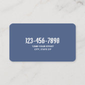 Leibwächter Visitenkarte (Rückseite)