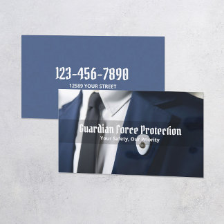 Leibwächter Visitenkarte