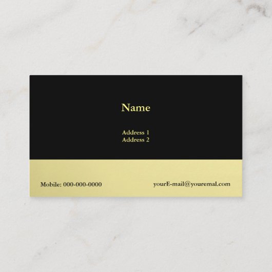 Leibwächter Visitenkarte (Rückseite)