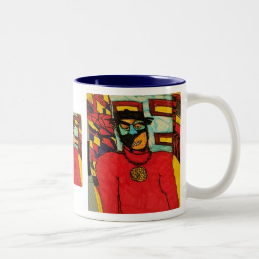 Leibwächter Zweifarbige Tasse (Rechts)