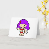 Leibwächtermädchen 2 karte (Gelbe Blume)