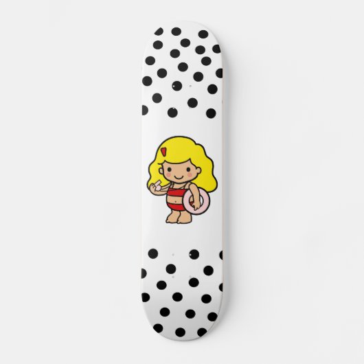 Leibwächtermädchen Skateboard (Vorderseite)