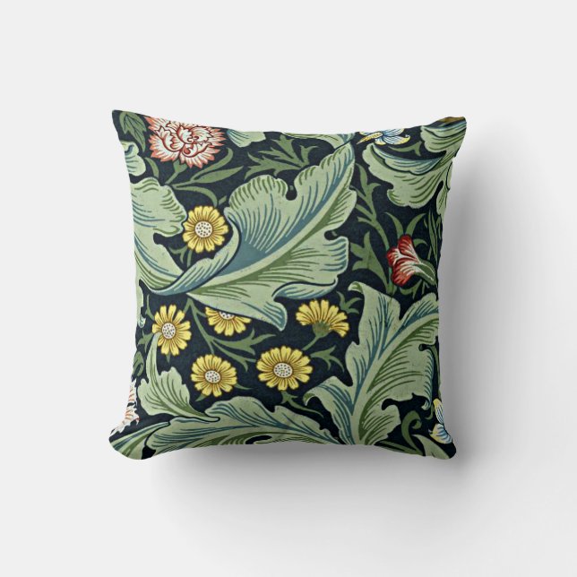 Leicester, beliebtes Muster von William Morris Kissen (Vorderseite)