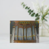 Leicester Cathedral organ, Leicestershire, Vereini Postkarte (Stehend Vorderseite)