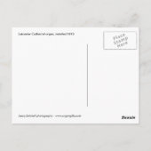 Leicester Cathedral organ, Leicestershire, Vereini Postkarte (Rückseite)