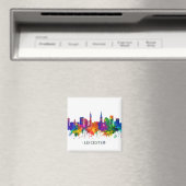Leicester England Skyline Magnet (In Situ (Geschirrspüler))