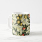 Leicester Floral Muster mit Monogramm Kaffeetasse (Vorderseite Links)