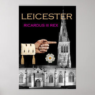 "Leicester-Kathedrale ist meine!" sagt Richard III Poster