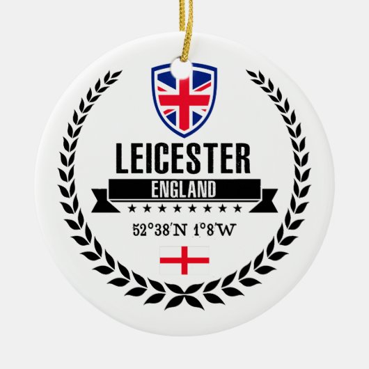 Leicester Keramikornament (Vorne)