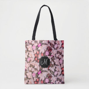 Leicester Pink Floral Muster mit Monogramm Tasche