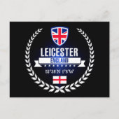 Leicester Postkarte (Vorderseite)