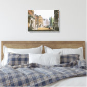 Leicester Square 1812 aus Ackermanns Projektarchiv Leinwanddruck (Insitu (Schlafzimmer))