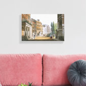 Leicester Square 1812 aus Ackermanns Projektarchiv Leinwanddruck (Insitu (Wohnzimmer))