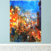 Leicester Square at Night, London Leinwanddruck (Insitu (Holzboden))