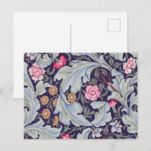 Leicester, William Morris Postkarte (Vorne/Hinten)