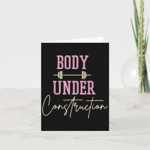 Leiche im Baugewerbe Motivierend Arbeit Karte