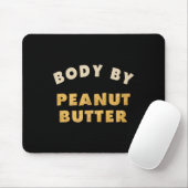 Leiche von Peanut Butter Lover Funny Workout Spaß Mousepad (Mit Mouse)