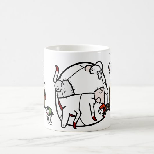 Leichen-Handwerks-Horden-Tasse Kaffeetasse (Mittel)