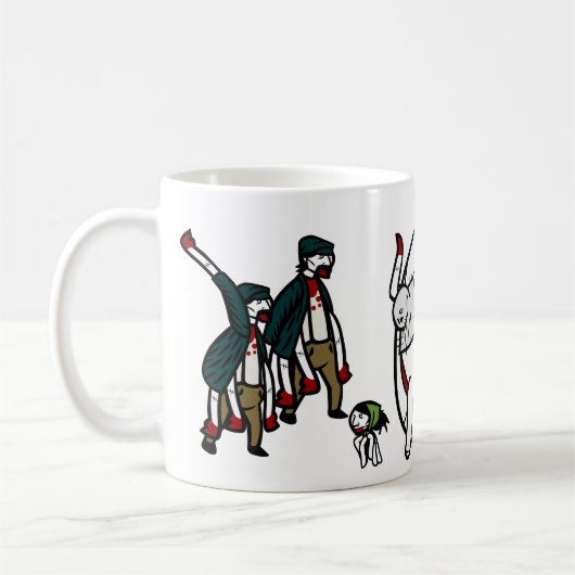Leichen-Handwerks-Horden-Tasse Kaffeetasse (Links)